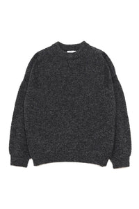 YASHIKI  Shusetsu boucle Knit（終雪） BLACK YSK-25AW-KN12