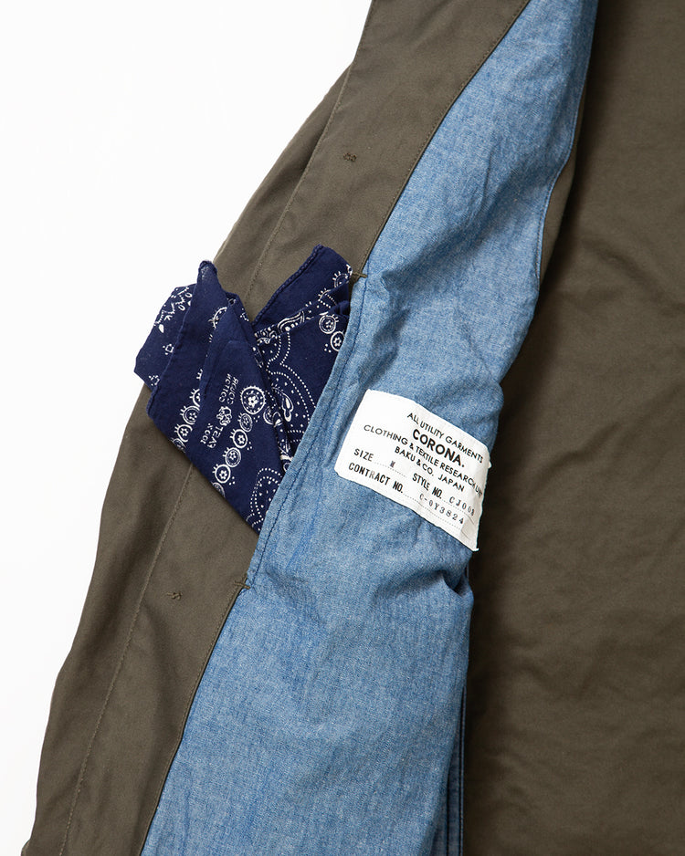 THE CORONA UTILITY CJ003 - SHERRY・TRAVELER'S SPORTS COAT / Olive Green CJ003-26-04-M
