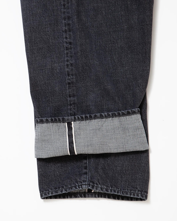 THE CORONA UTILITY   CP005 - W05 5POCKET / Black Denim w/ Special Bio-wash CP005-26-04-M