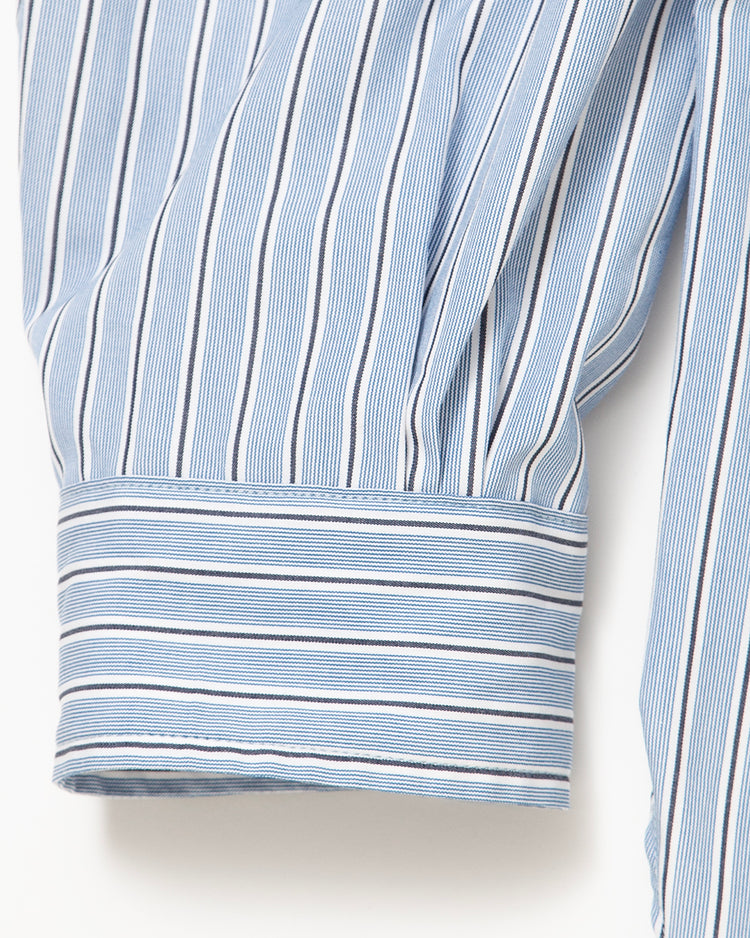 THE CORONA UTILITY CS005 - W.C.W SHIRT PULLOVER / Blue × Charcoal