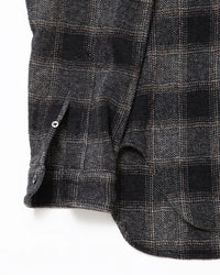 THE CORONA UTILITY  CS005 - W.C.W SHIRT PULLOVER / Black × White CS005-26-05-M