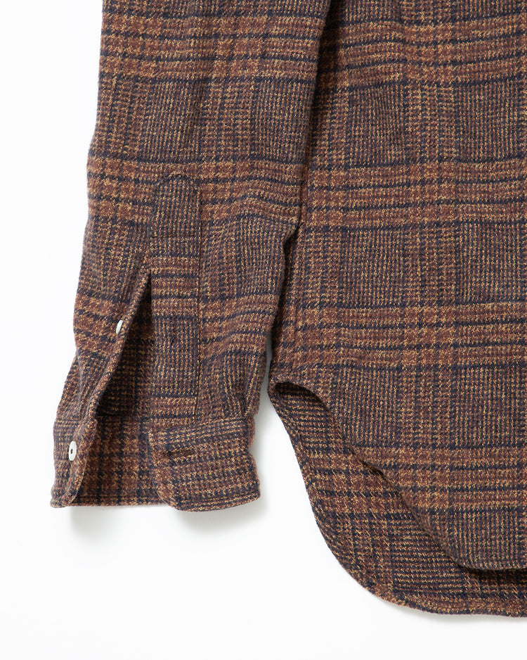 THE CORONA UTILITY   CS005 - W.C.W SHIRT PULLOVER / Mocha × Brown CS005-26-08