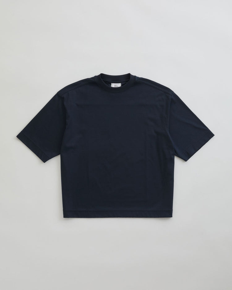 THE SHINZONE / HALF SLEEVE SMART TEE NAVY