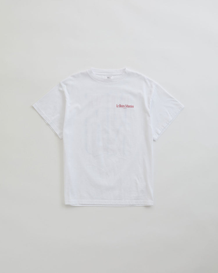 THE SHINZONE / BISTRO MENU TEE WHITE