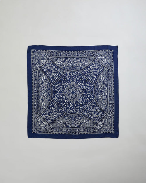 THE SHINZONE / BANDANA PRINTED SILK SCARF