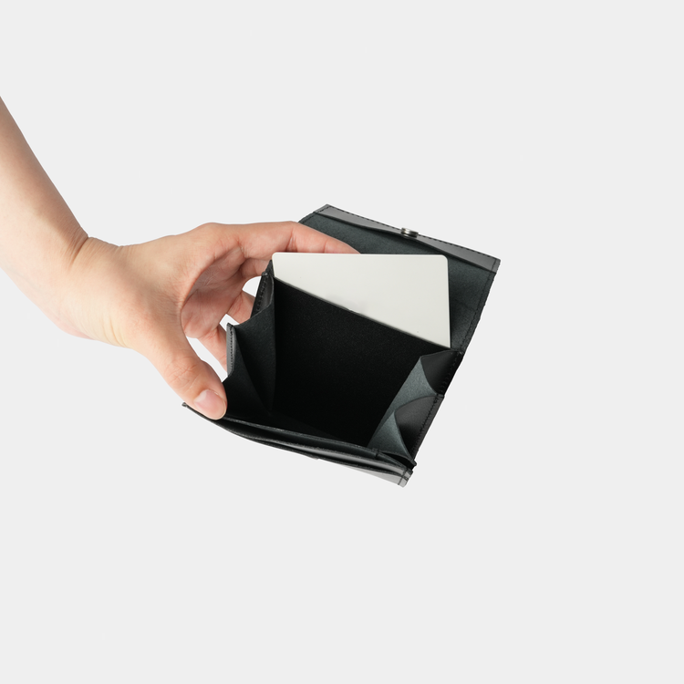FADEN Silently mini wallet 005_makino BLACK