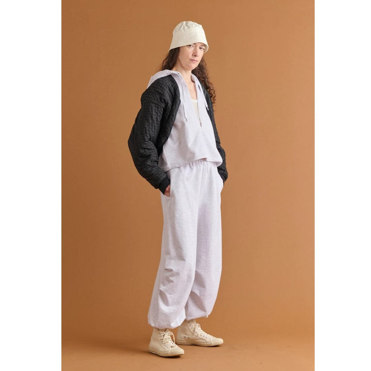 HAVERSACK / ハイゲージ裏毛　トラックパンツ 03 Top gray