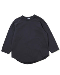 WALLA WALLA SPORT 9oz FLEECE 3/4 BASEBALL SWEAT USED BLACK