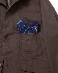 THE CORONA UTILITY CJ001 - CORONA・GAME JACKET / Chocolate Brown w/ Bio-wash CJ001-26-06-M