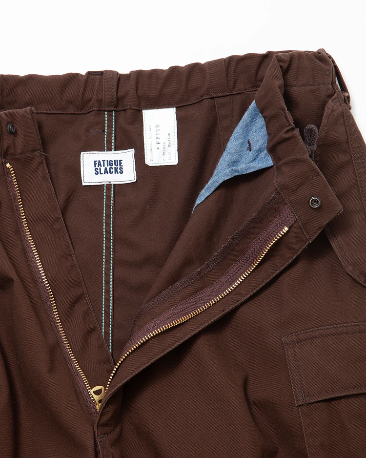 FATIGUE SLACKS FP023・M-51 OVER SLACKS Brown