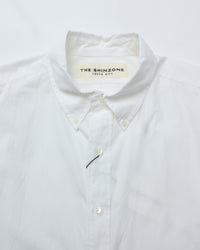 THE SHINZONE / HALF SLEEVE DADDY SHIRT 01 WHITE