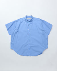 THE SHINZONE  HALF SLEEVE DADDY SHIRT 83 BLUE