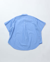 THE SHINZONE  HALF SLEEVE DADDY SHIRT 83 BLUE