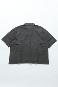 YOKO SAKAMOTO  BOX TUBE POLO SUMI INK