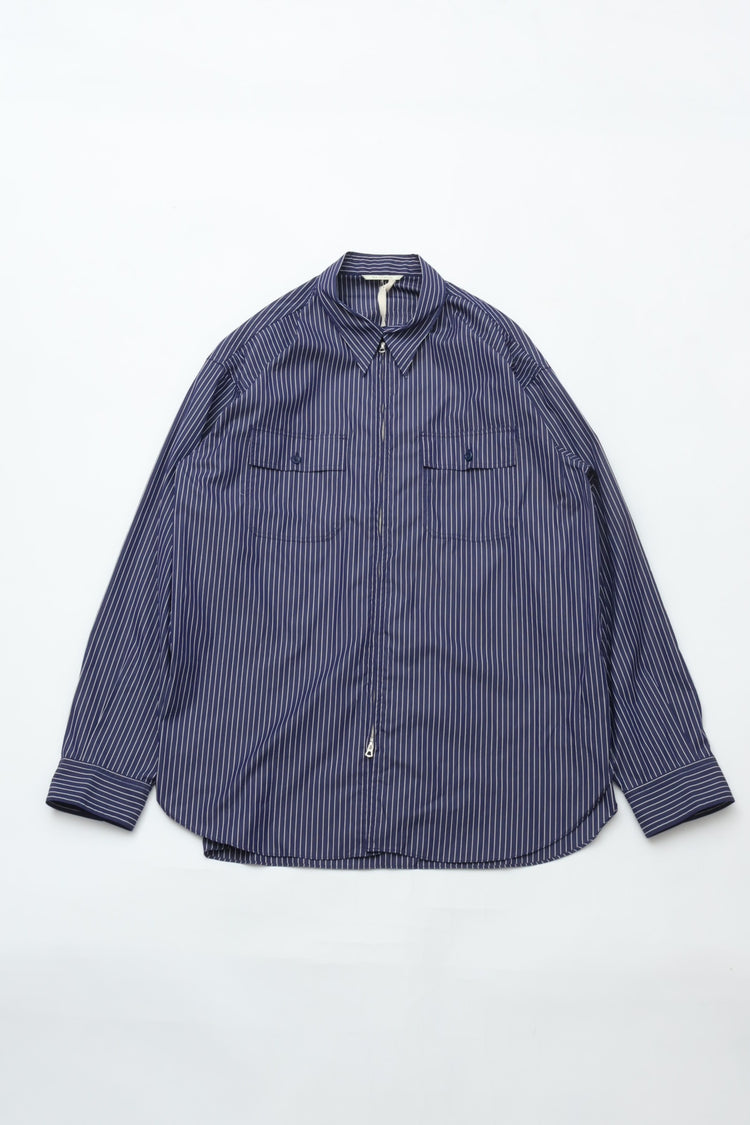 OLD JOE BRAND   TOP NOTCH UNIFORM SHIRTS (Long-Sleeve) 261OJ-SH06 PIN STRIPE