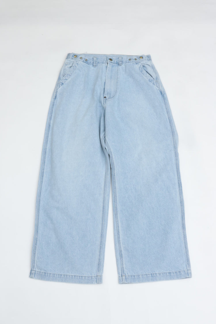 Ordinary fits  BELL PANTS BLEACH 180BL-BLEACH