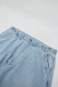 Ordinary fits  BELL PANTS BLEACH 180BL-BLEACH