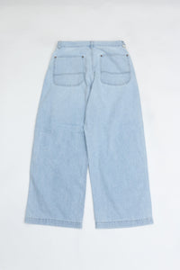Ordinary fits  BELL PANTS BLEACH 180BL-BLEACH