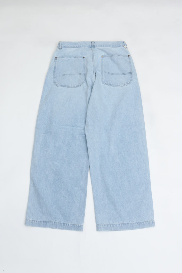 Ordinary fits  BELL PANTS BLEACH 180BL-BLEACH