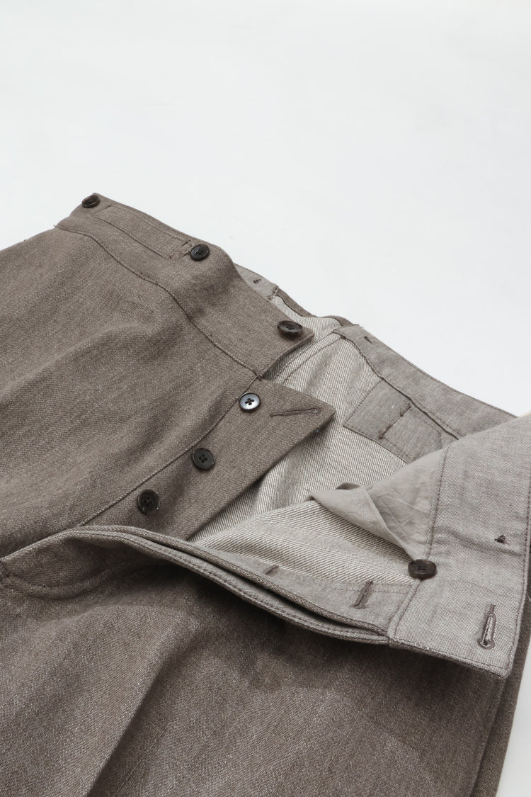 OLD JOE BRAND   CINCH BACK WELT-POCKET TROUSER 261OJ-PT13 NUTMEG