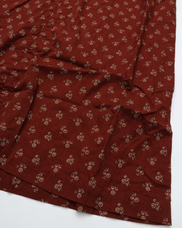 MEYAME　PRINT SUMMER DRESS MEY-2420 BURGUNDY
