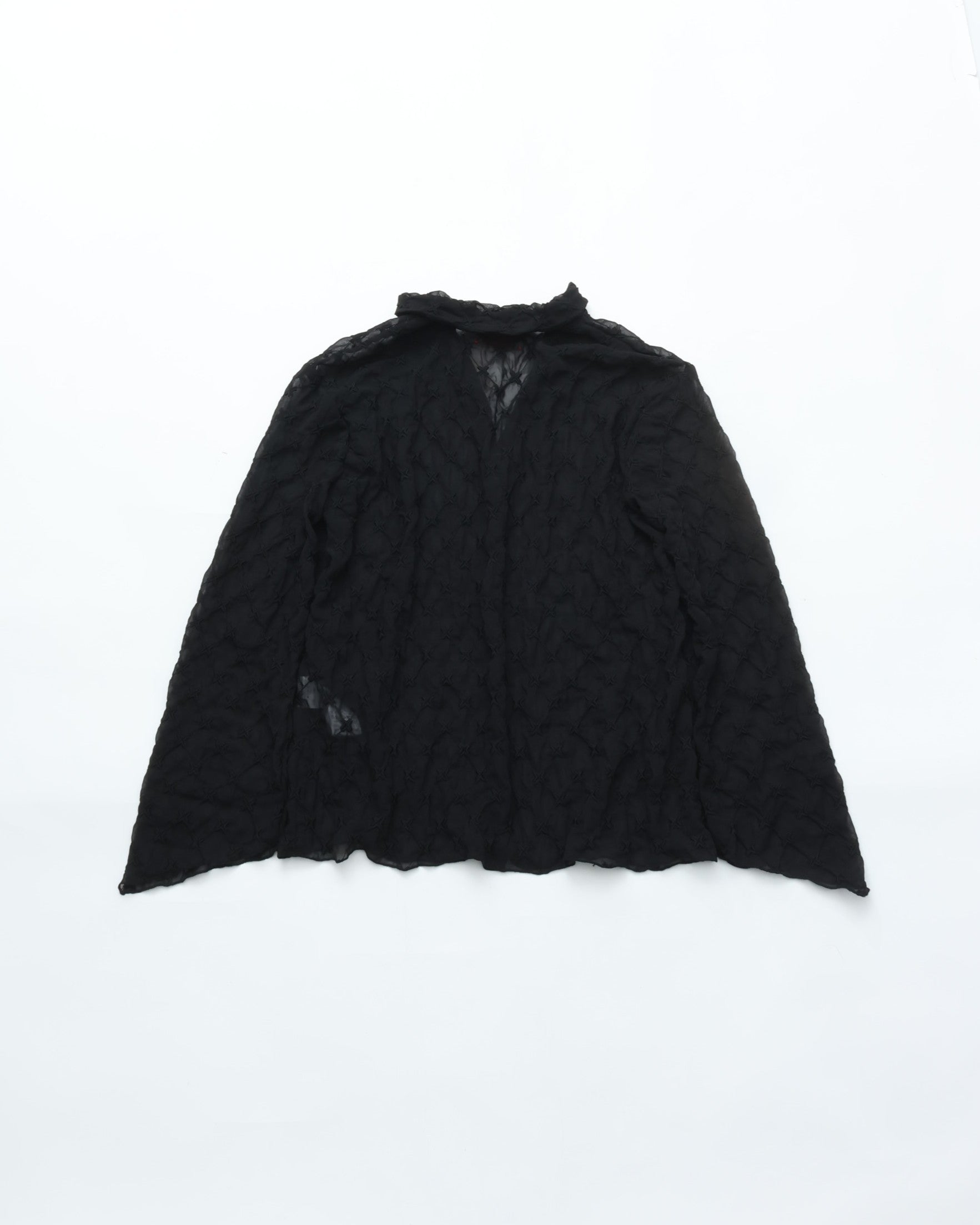 MEYAME LACE SKIPPER BLOUSE MEY-2418 BLACK – CASDAY / キャスデイ