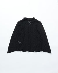 MEYAME  LACE SKIPPER BLOUSE　MEY-2418 BLACK