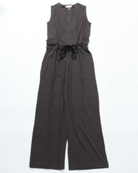 MEYAME　SLEEVELESS HALF ZIP ALL-IN-ONE　MEY-2306 BLACK