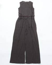 MEYAME　SLEEVELESS HALF ZIP ALL-IN-ONE　MEY-2306 BLACK