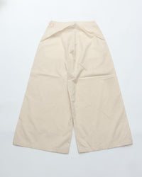 MEYAME  COTTON LINEN SIDE LINE WIDE PANTS MEY-2440 CREAM