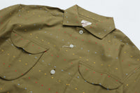 NOROLL   DOT S/S SHIRT OLIVE