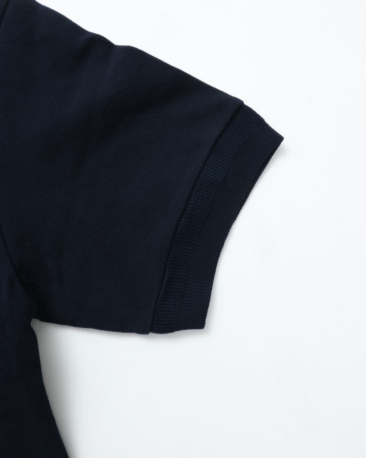 THE SHINZONE / WIDE POLO SHIRT 85 NAVY