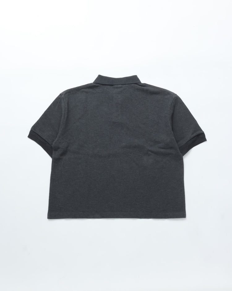 THE SHINZONE / WIDE POLO SHIRT 05 C.GRAY