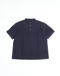 maillot  linen rich polo shirt-Tee FADE BLACK