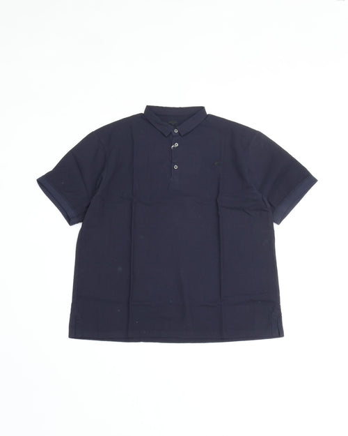 maillot  linen rich polo shirt-Tee FADE BLACK