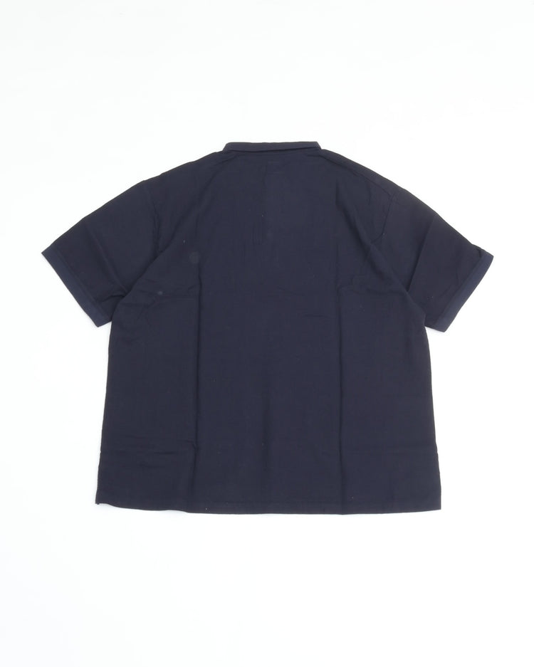 maillot  linen rich polo shirt-Tee FADE BLACK