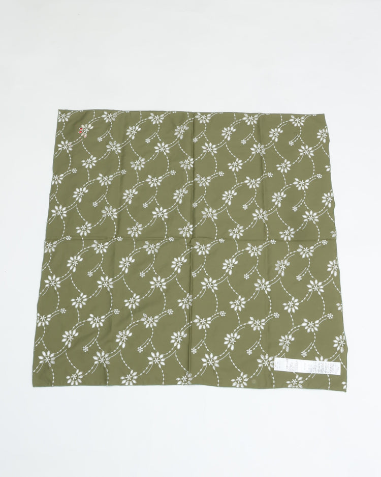 MEYAME EMBROIDERED SCARF MEY-2433 OLIVE