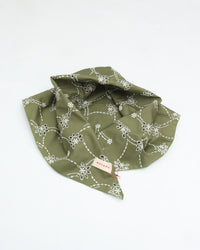 MEYAME EMBROIDERED SCARF MEY-2433 OLIVE