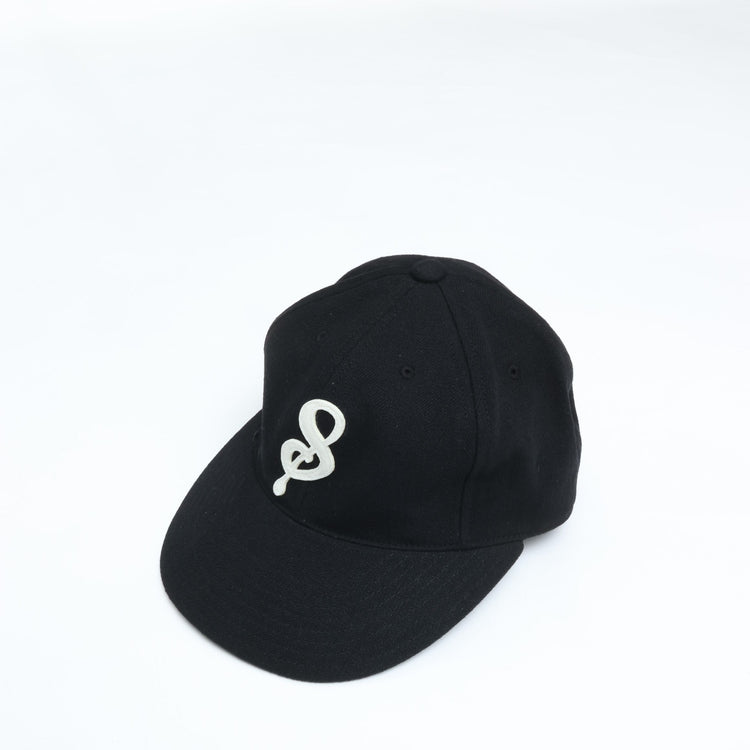 A.G.SPALDING&BROS/ HW DOGS&CO BASEBALL CAP BLACK