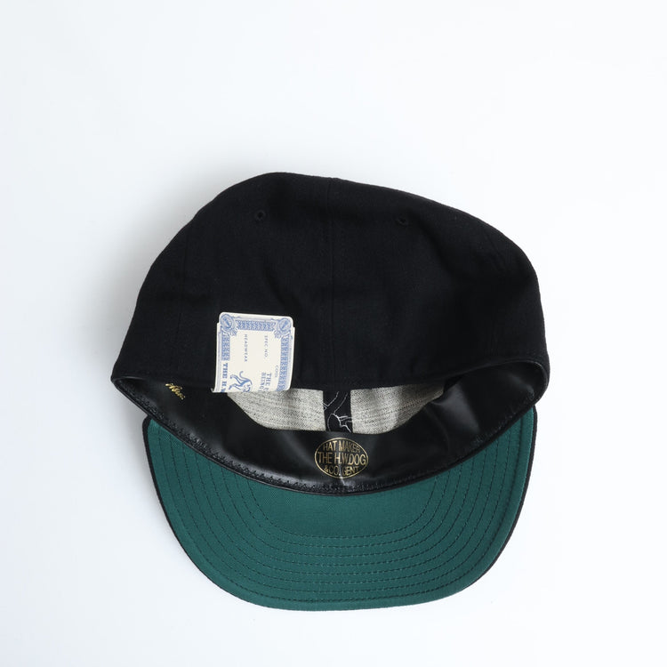 AGSPALDING&amp;BROS/ HW DOGS&amp;CO BASEBALL CAP BLACK