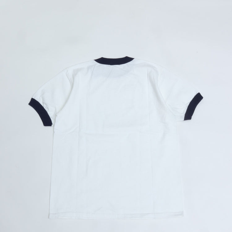 Goodwear / S/S RINGER TEE / Short Sleeve Ringer Tee WHITE/NAVY