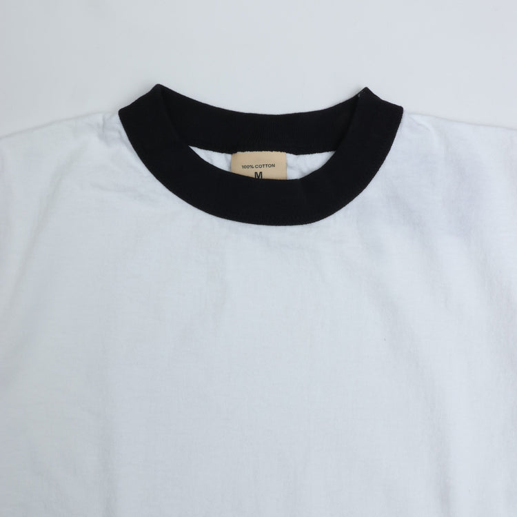 Goodwear / S/S RINGER TEE / Short Sleeve Ringer Tee WHITE/BLACK