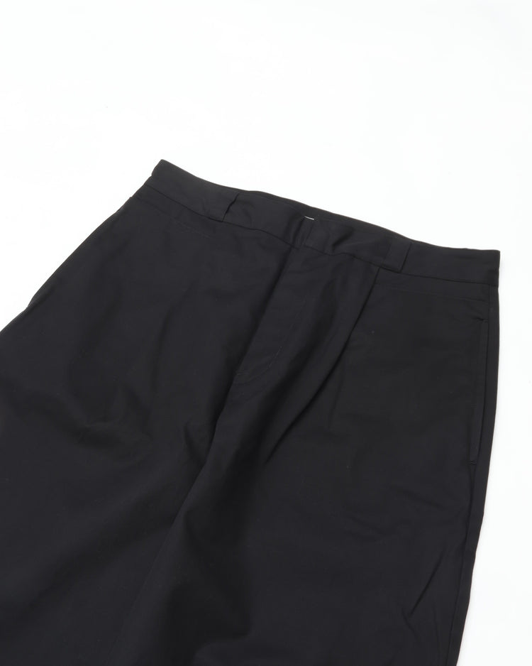 THE HINOKI　THE HINOKI ORGANIC COTTON CHINO 1 TUCK PANTS TH26S-25 BLACK