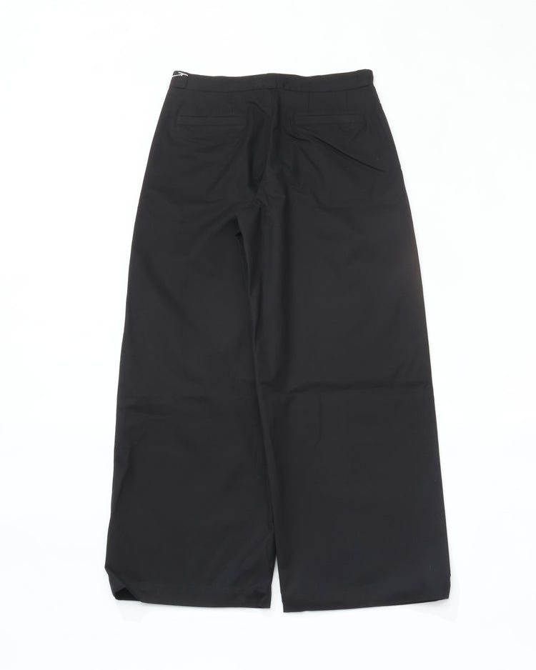 THE HINOKI　THE HINOKI ORGANIC COTTON CHINO 1 TUCK PANTS TH26S-25 BLACK