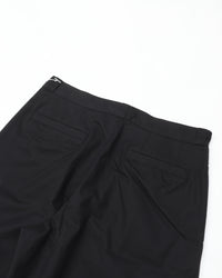 THE HINOKI　THE HINOKI ORGANIC COTTON CHINO 1 TUCK PANTS TH26S-25 BLACK