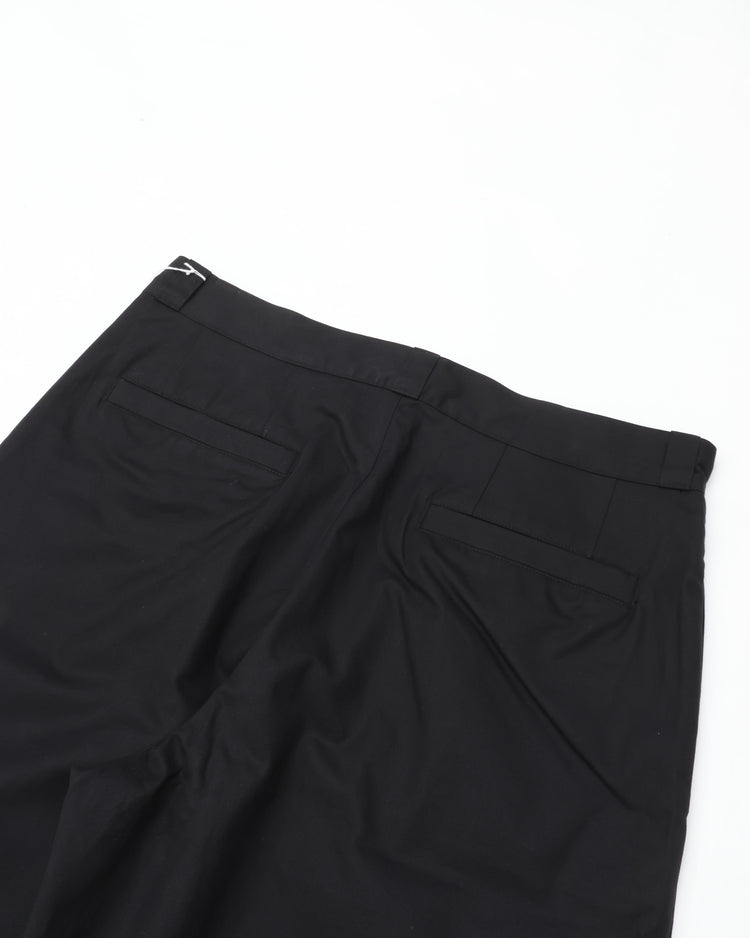 THE HINOKI　THE HINOKI ORGANIC COTTON CHINO 1 TUCK PANTS TH26S-25 BLACK