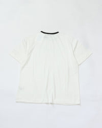 THE HINOKI　SUVIN COTTON HALF SLEEVE RINGER T-SHIRT WHITE*BLACK TH26S-41