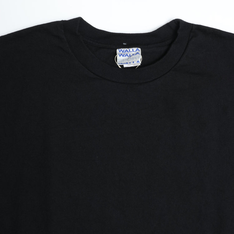 WALLA WALLA SPORT  9oz TUBE TEE BLACK