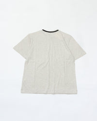 THE HINOKI　SUVIN COTTON HALF SLEEVE RINGER T-SHIRT H.GRAY*BLACK TH26S-41