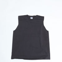 WALLA WALLA SPORT/　9oz TUBE SLEEVELESS TEE USED BLACK